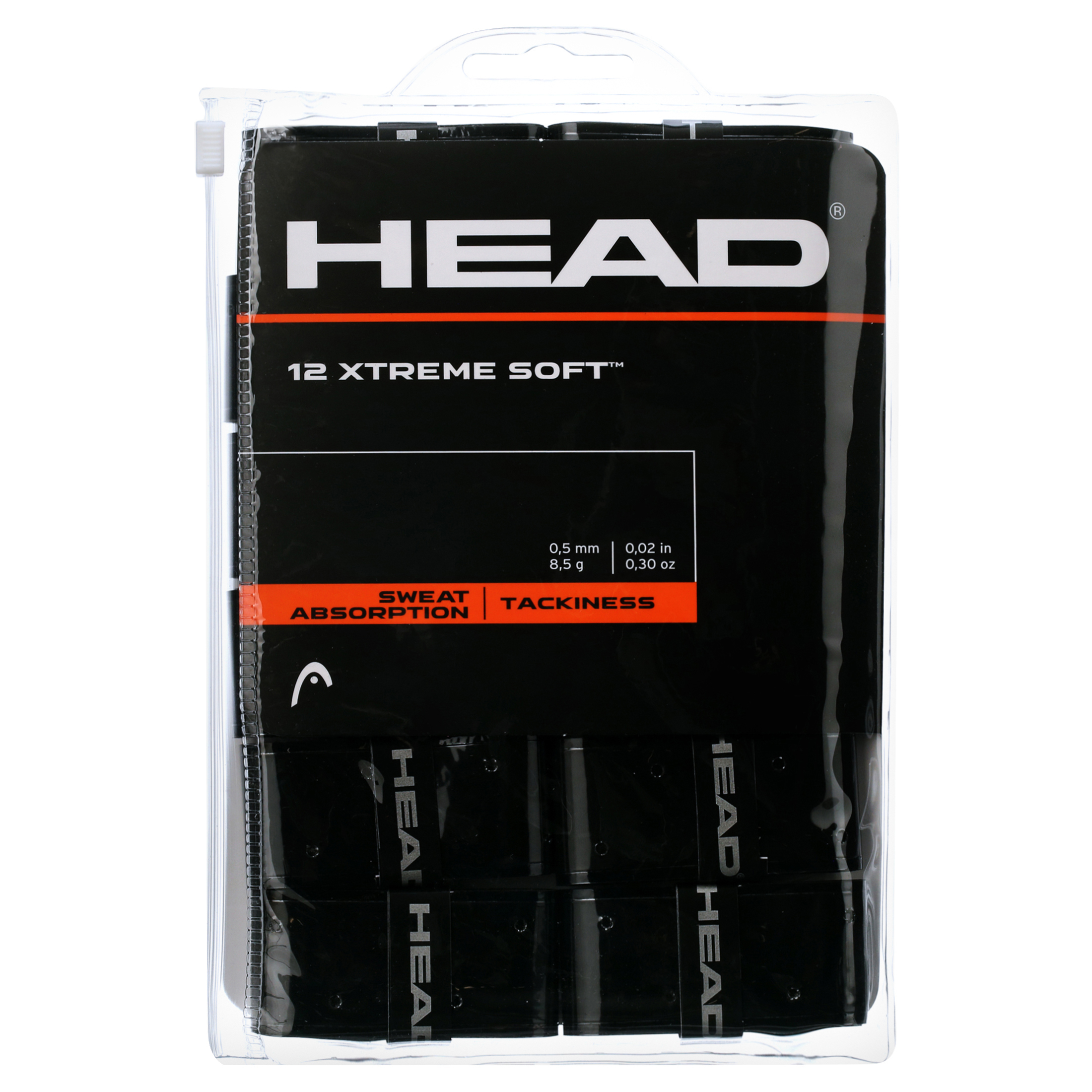 12 Overgrip Head Xtreme Soft - Per Racchette Tennis, Morbidi, Assorbenti, Multi Colore - Foto 6