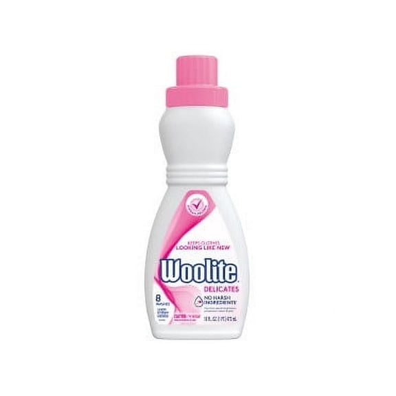 Pack of 2 Woolite Delicates Hypoallergenic Liquid Laundry Detergent, 8 Loads, 16oz, Hand & Machine Wash
