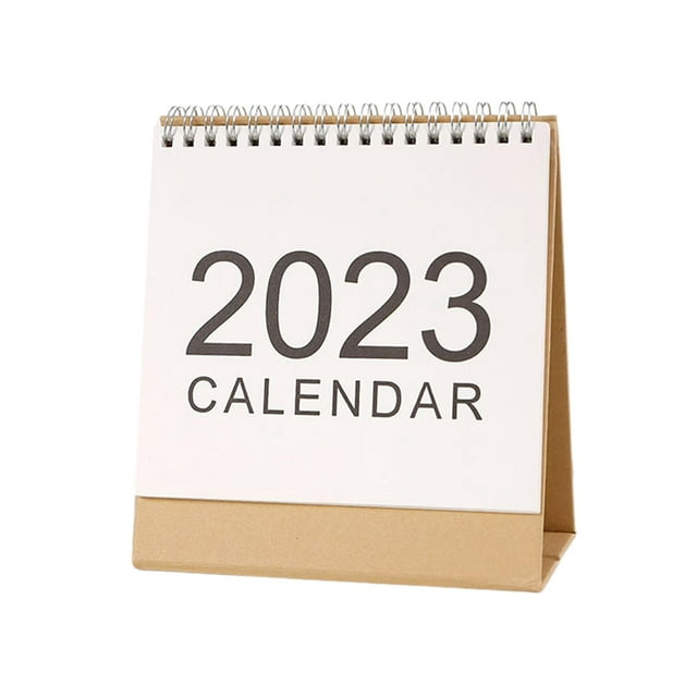Calendario diario de escritorio Macarena calendario de escritorio Pequeño blanco 2023