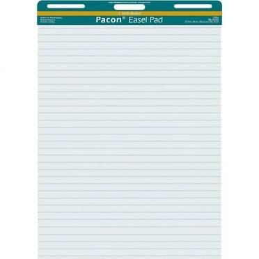 Pacon® Easel Pad, 1" Ruled, 27" x 34", 50 Sheets, Paper
