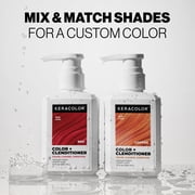 Keracolor Semi Permanent Hair Dye 3 in 1 Clenditioner, Red, 12 fl oz