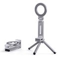 thumbnail image 1 of jesticaly Magnetic Phone Mini Pocket-Sized Stand, to Compatible with 12 Mobile silver, 1 of 6