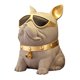thumbnail image 3 of Caja de pañuelos para perros, cajas de almacenamiento para perros, decoración del hogar, escultura de perro de resina de mesa moderna para tocador, Marrón perfecl Estuche de pañuelos de animales, 3 of 8