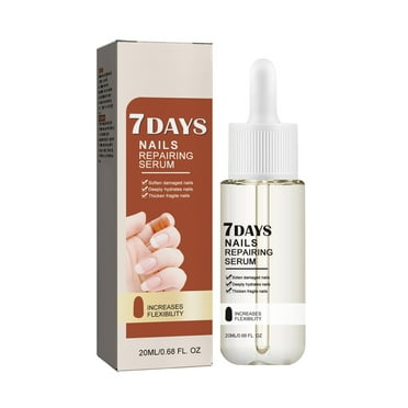 Tkrady 7 Days Nail Growth Strengthening Serum,Nail Growth Treatment,Nail Cuticle Oil Strengthener,Nail Growth & Strengthener for Damaged Nails( 0.7oz/20 ml)