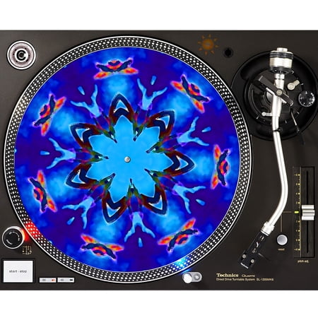 KuzmarK™ 12" DJ Turntable Slipmat - Dragonfly Dance