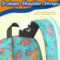 thumbnail image 5 of Golden Retriever and Rose Blue 17" School Backpacks for Teens,Waterproof Oxford Fabric,S-Shape Padded Straps for School,Travel,Hiking,Camping, 5 of 6