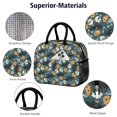 thumbnail image 4 of Womens Halloween Spooky Icons Pattern Lunch Box for Work,Insulated Lunch Bag for Women,Loncheras Para Mujer,Leakproof Adult Lunch Bag for Work,Beach,Travel,Picnic,Camping, 4 of 7