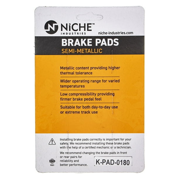 Marimokunです Niche Semi-Metallic Brake Pad Set for Kawasaki Ninja ZX14