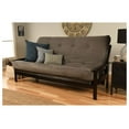 thumbnail image 3 of Futon Cover Only - Quality Suede Microfiber Fabric Collection Fits 6-8 inch Futons Mattress (Grey, Full Size), 3 of 3