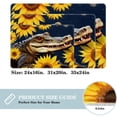 thumbnail image 2 of Sunflower Polyester Non-Slip Machine Washable Office Rug Door Rug Floor Mats, 2 of 6