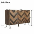 thumbnail image 2 of Sideboard Buffet Cabinet with Storage,Wood Sideboard Cabinet Accent Kitchen Buffet Cabinet with Doors,Console Table Coffee Bar with Adjustable Shelf for Entryway, 2 of 5