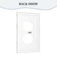 thumbnail image 4 of ZICANCN Outlet Covers Wall Plate, Multicolored Bright Hearts Light Switch Cover Decorative, Duplex Toggle Combo 1-Gang, 4 of 9