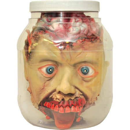 Laboratory Head in a Jar Prop For Halloween One Size Decoration, Style FM53282