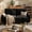 Black, variant on BedLuxury 68” Studio Loveseat Couch with Wide Armrests, Modern Small Sofa with Wood Legs for Small Space and Living Room, Black
