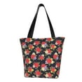 thumbnail image 1 of Fotbe Red Rose Flower Bolsa de Playa con Estampado, Bolsa de Hombro, Bolsa de Mano Espaciosa, Bolsa de Viaje Ligera, Bolsa de Compras Versátil, 1 of 6
