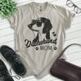 thumbnail image 2 of Dachshund Mom T-shirt, Unisex Women's Shirt, Dachshund Owner, Best Dog Mom Gift, Light Silk Gray, Medium, 2 of 6