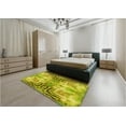 thumbnail image 4 of Ahgly Company Indoor Rectangle Patterned Dark Yellow Green Area Rugs, 2' x 4', 4 of 6