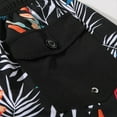 thumbnail image 4 of Jumpingount Pantalones cortos de surf para caminar en la playa Patrón estampado Piernas anchas Pantalones cortos de verano Pantalones casuales Prendas para la parte inferior del cuerpo Negro M, 4 of 6