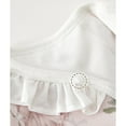 thumbnail image 6 of MEZZALL Boys Girls Long Sleeve Flowers Prints Ribbed Romper Jumpsuit Onesie, Light Pink, 3-6 Months, 6 of 6