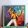 thumbnail image 2 of (11CTACC-4966__C__50X50) hilo algodón ecológico bordado 11CT 3 hebras impresión 50*50cm kit serie personajes punto cruz cantante, 2 of 9