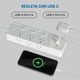 thumbnail image 5 of FAYCUCHO Regleta de Escritorio Multicontacto, 6 Tomas de Ca y 4 USB (2 USB-C), Cable de Extensión De, 5 of 5