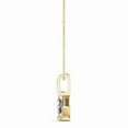 thumbnail image 2 of Necklace 0.05CT Princess Diamond 14K Gold Pendant With 18" Box Chain, 2 of 2