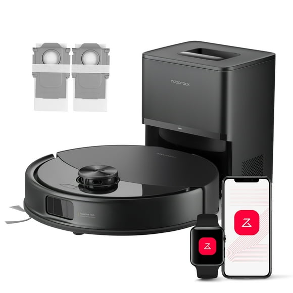 Roborock Q10 S5+ Robot Vacuum Cleaner & Mop with Self-Empty Dock | 10,000 Pa Suction | Pet Hair, Carpet & Hard Floor
