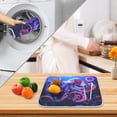 thumbnail image 4 of Ryvnso Octopus in Sea Dish Drying Mat for Kitchen Countertop 18x24 Large Dish Pad Drainer Rack Dish Sink Mats, 4 of 7