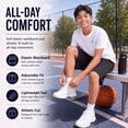 thumbnail image 4 of Essenclo Boys Athletic Shorts, 3 Pack, Dry Fit Basketball Shorts with Pockets for Soccer, Running & Sports, Ages 3-16, 4 of 7