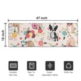 thumbnail image 5 of Dogs with Party Hats and Flowers Door Rugs,Washable Non Slip Door Mats Indoor,Decorative Door Mats,Entry Mat Indoor for Entrance,Bedroom,Kitchen,Bathroom,16"x47", 5 of 6