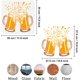 thumbnail image 2 of Plantilla para pintar «Brindis con cerveza», 30 x 30 cm, reutilizable, para dibujo y manualidades., 2 of 7
