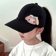 thumbnail image 1 of Kuromi My melody Cinnamoroll Sanrio anime peripheral kawaii cute cartoon gorra de béisbol para niños, visera creativa con visera Fivean unisex, 1 of 2