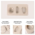 thumbnail image 4 of IFANLANDOR 1pc Cobblestone Resin Molds for Plaster Casting Beige DIY Home Decoration, 4 of 7