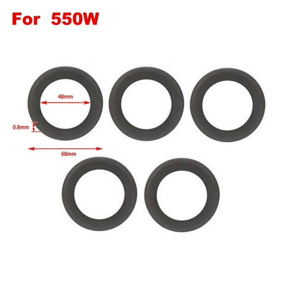 5 Pcs Air Pump Piston Ring Anti-Fatigue Gasket Washer 68/74Mm For 50W/1100W/1500W Air Compressor Power Tools Accessories