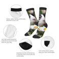 thumbnail image 3 of Uemuo Daisy Guinea Pig Printed Kids Boys Socks Seamless Crew Socks Crazy Funny Athletic Sport Socks for Children, 3 of 6