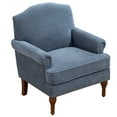 thumbnail image 6 of Jopath Accent Chair.Wingback Accent Chair Nailhead Trim Armchair For Living Room,Springs Cushions & Wood Legs. Traditional Single Couch Chair For Bedroom.Farmhouse,Holds 300lbs Grey, 6 of 11