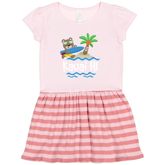 Inktastic Kauai Hawaii Surfing Gift Toddler Girl Dress
