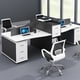 thumbnail image 3 of Office furniture, simple desk, chair, staff desk, screen, work desk, booth, staff table, 2/4/6/person seat My Lux Decor Round, 3 of 13