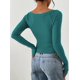 thumbnail image 5 of Remera PRETTYGARDEN 2025 Crop Top de Manga Larga con Frunces Talle M, 5 of 8