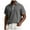 Gray, variant on Shirts for Men Polo Shirts Linen Shirts Pullover T-Shirt Green Short Sleeve Collared Athletic Shirts for Men,L