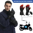 thumbnail image 4 of Savior Professional Heated Motorcycle Gloves for Men Women,Dual Mode Electrically Heated Waterproof and Windproof Gloves with 12V Charging Cord,Suitable for Winter Riding,Skiing,etc., 4 of 11
