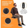 thumbnail image 3 of Aceletiqs Portable Heating Pad Stadium Seat Cushion for Bleachers | USB Battery Pack Included | Great for Office  Park  Boat  Stadium  Camping, 3 of 7