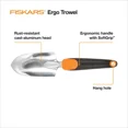 thumbnail image 3 of KNACK - 12.25" Cast Aluminum Head, Ergo Flower Bed Trowel, Includes Hang Hole, 3 of 6
