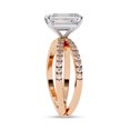 thumbnail image 3 of IGI Certified Lab Grown Diamond Engagement Ring | Center 8.5x6.5mm Radiant Cut Split Shank Solitaire Wedding Anniversary Rings For Women 18k Rose Gold | F-G, VS-SI Quality (2.80 Ctw) Ring Size-7.5, 3 of 7