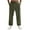 Army Green-linen pants men, variant on Mens Linen Pants Casual Straight Leg Elastic Waist Pants Stripe Print Beach Summer Pants Drawstring Yoga Pants with Pockets