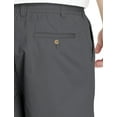 thumbnail image 3 of Elastic-Waist Cotton Shorts Charcoal 3XL, 3 of 6