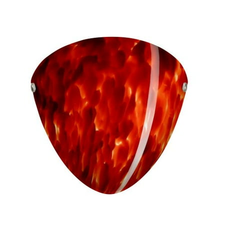 Besa Lighting 701741 Kailee 1 Light ADA Compliant Wall Sconce with Garnet Glass