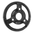 thumbnail image 1 of RC Steel Spur Gear, Stable Rolling Power Handling Capacity Robust 48P Steel Spur Gear Black Light Weight For 1/10 RC Car, 1 of 8
