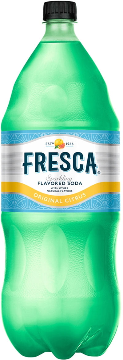 Fresca 100 Natural Sparkling Flavored Soda 2 L Walmart