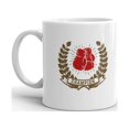 thumbnail image 2 of Boxing Champion Coffee Tea Ceramic Mug Office Work Cup Gift 11 oz, 2 of 3
